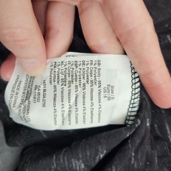 Women's Bench Urban wear long-sleeve black open front cardigan size Small - Picture 6 of 11